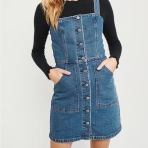 A&F Mini Denim Button Down Dress